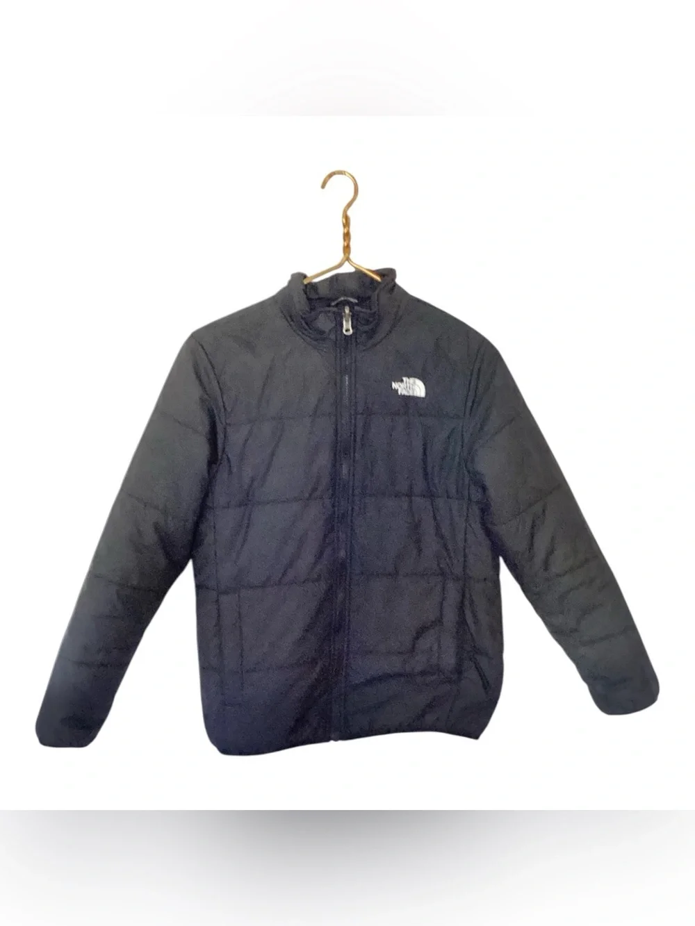 THE NORTH FACE Black Lightweight Puffer Basic Jacket Boys Size L